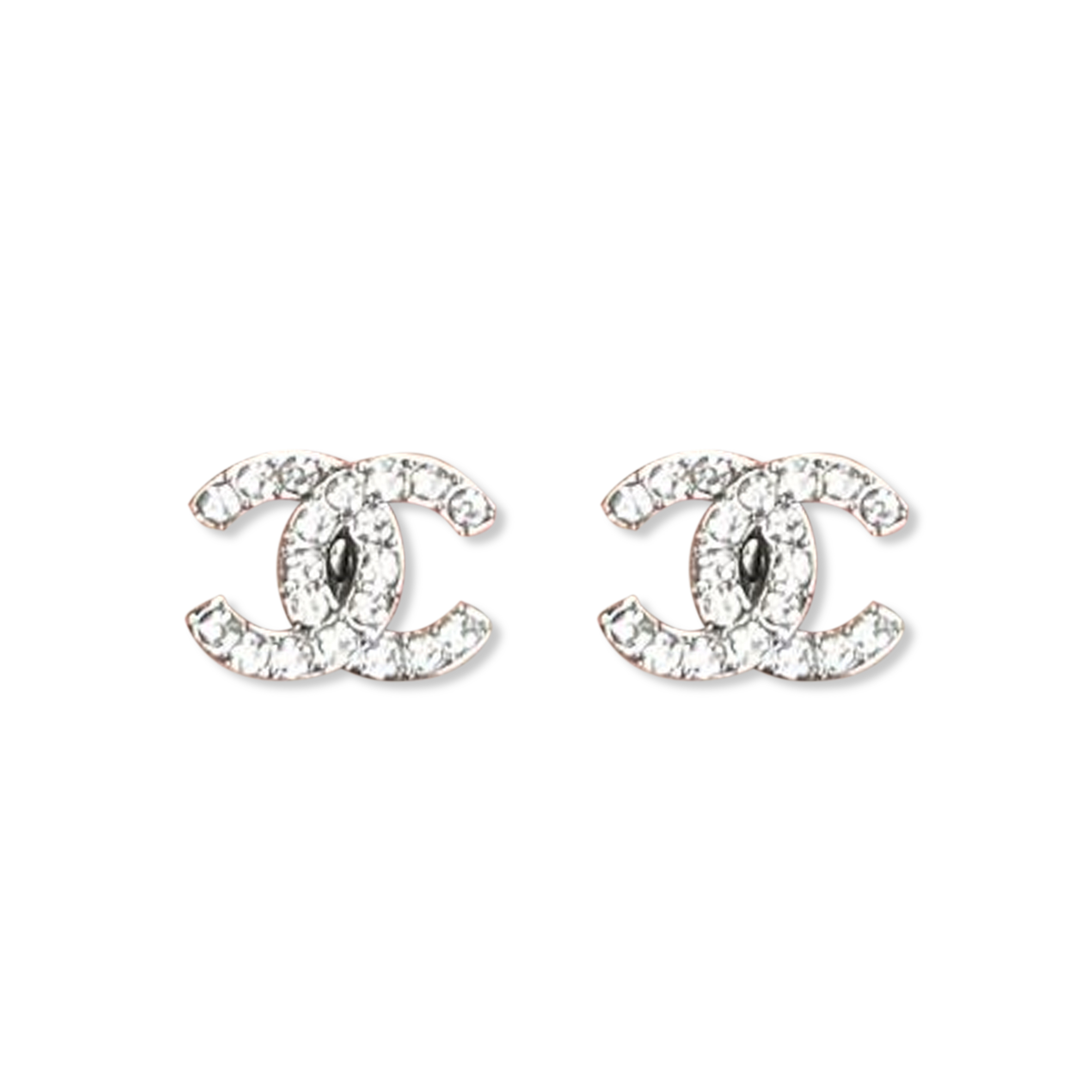 CHANEL CRYSTAL CC EARRINGS 300565